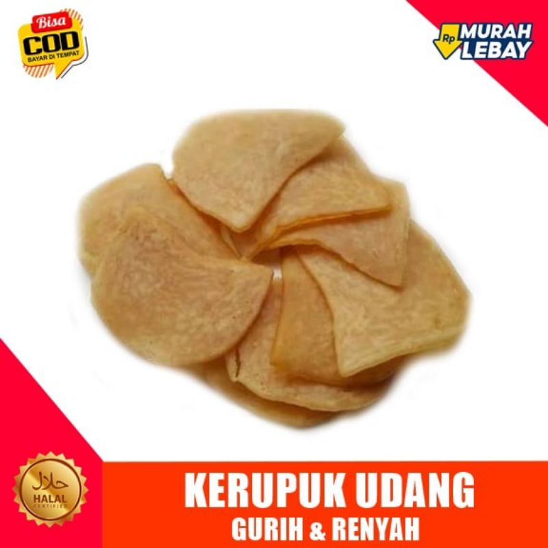 

Kerupuk Udang Mentah Curah Langsung Goreng Aneka Camilan Keripik Renyag Gurih Nikmat Lezat dan Halal