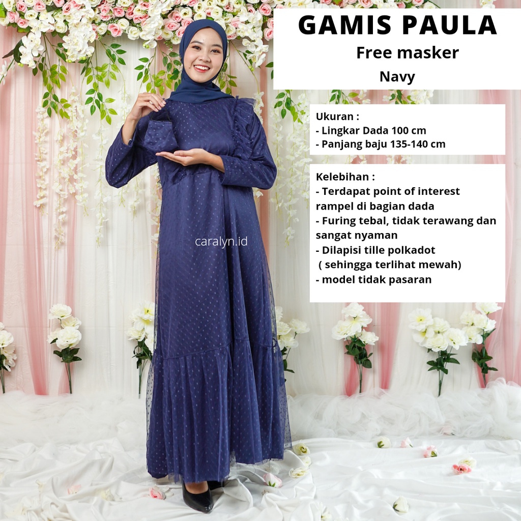 GAMIS REMAJA TERBARU KONDANGAN TILE MEWAH PAULA