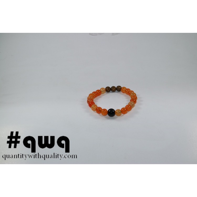 gelang agate batu alam asli custom cowok cewek elegan gaya casual