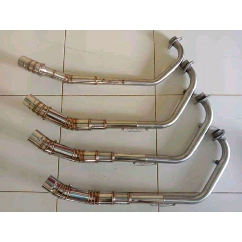 Leher / Pipa Knlapot Sport Sonic Vixion Mp Satria Smua ada D50mm