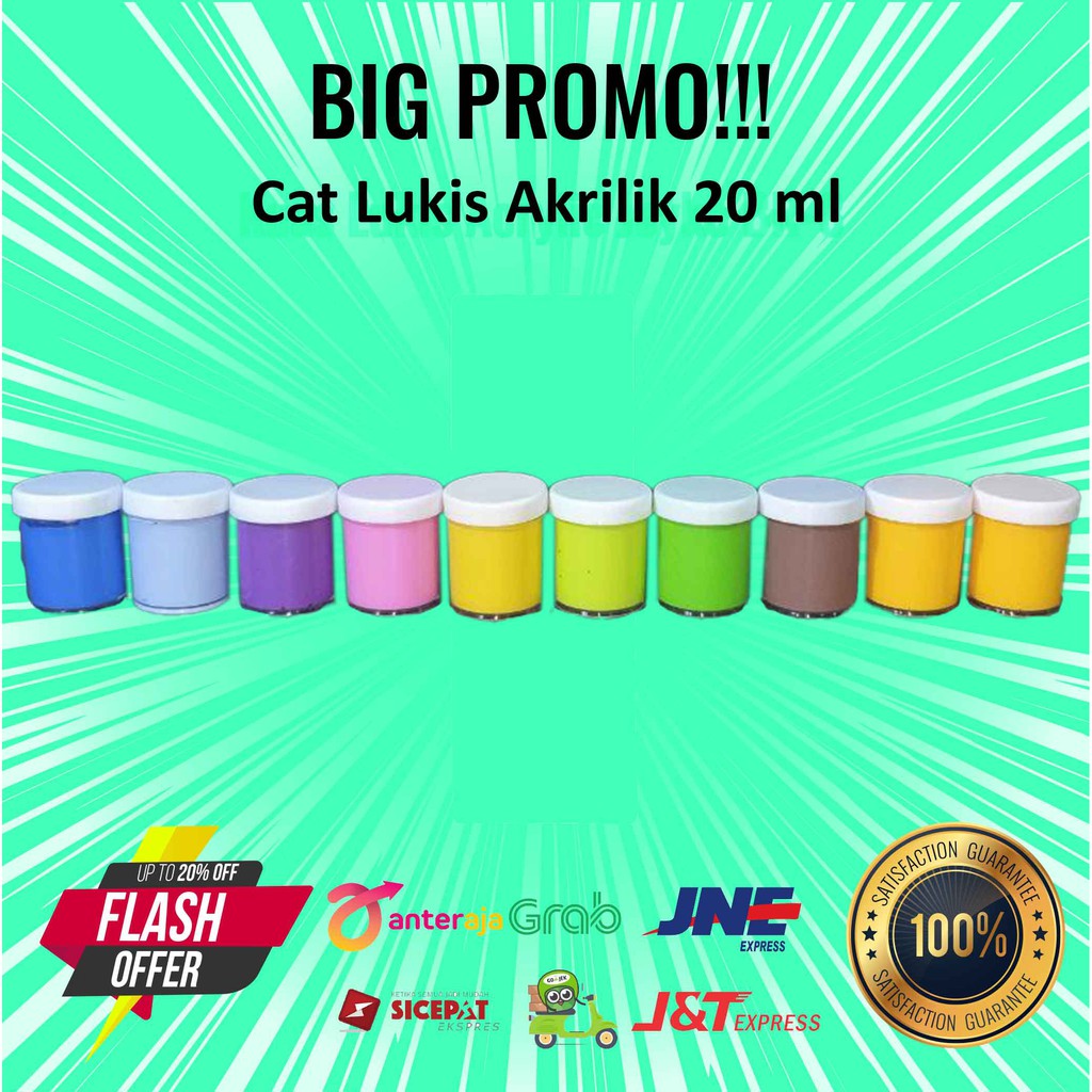 Cat Lukis Akrilik 20 ml Local Product Blanc | Shopee Indonesia