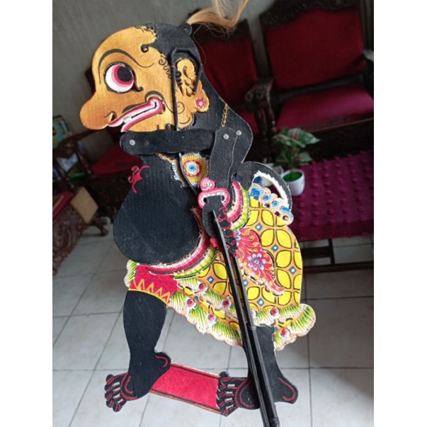 Jual Wayang Kulit Sapi Asli Gareng Ukuran Standar Dalang Shopee Indonesia