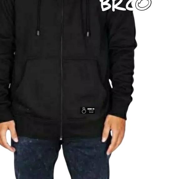 BRCO Zipper polos Sleting Polos Hoodie Pria Wanita