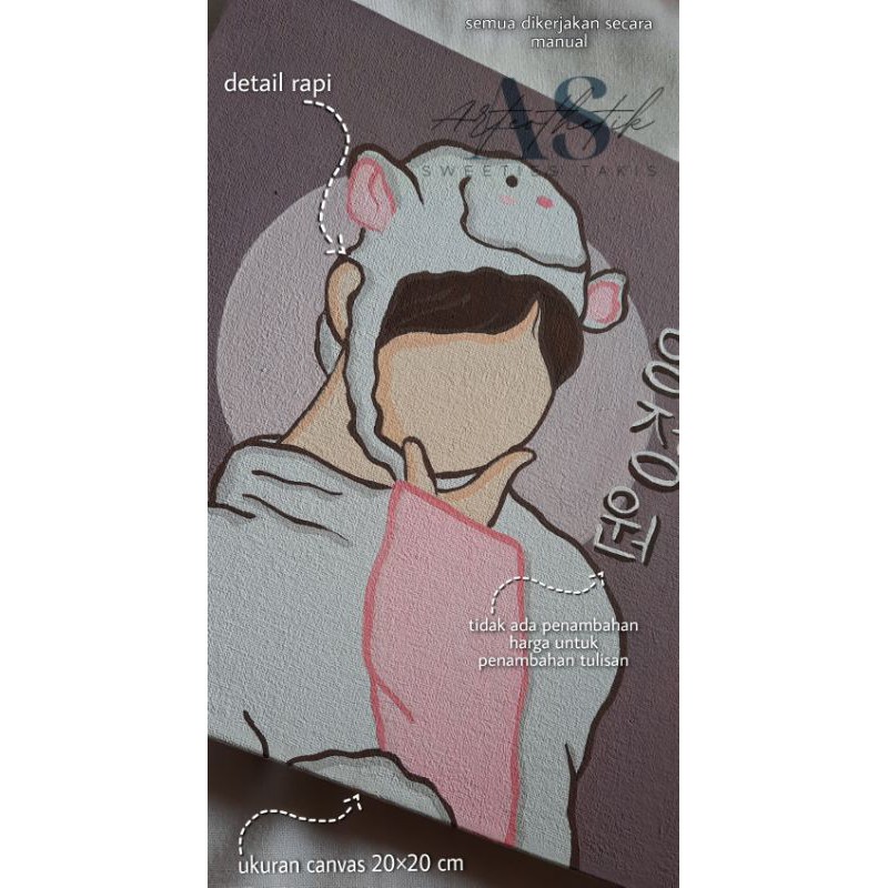 

custom paint canvas kpop/non kpop