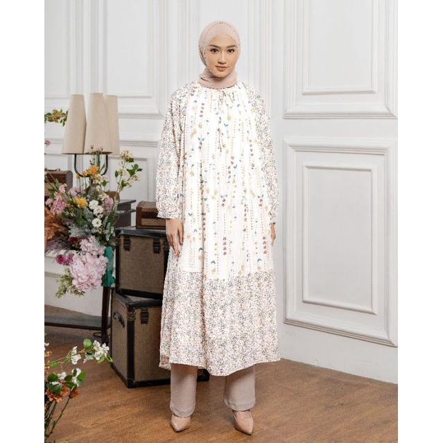 GARDENIA MIDI DRESS White S GEULIS / DAILY SHIRT GEULIS