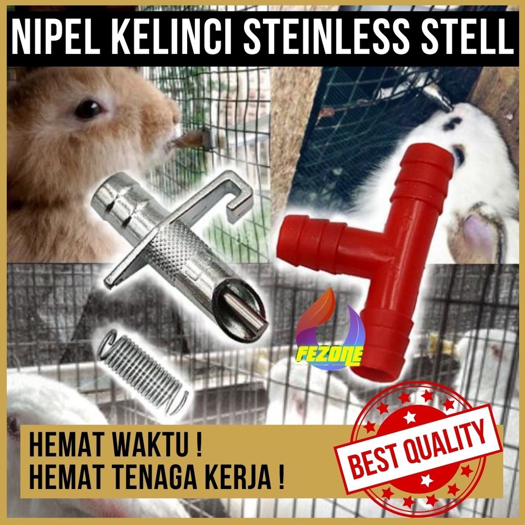 NIPPLE AUTOMATIS KELINCI /HAMSTER/NIPEL RABBIT &amp; HAMSTER FEZONE