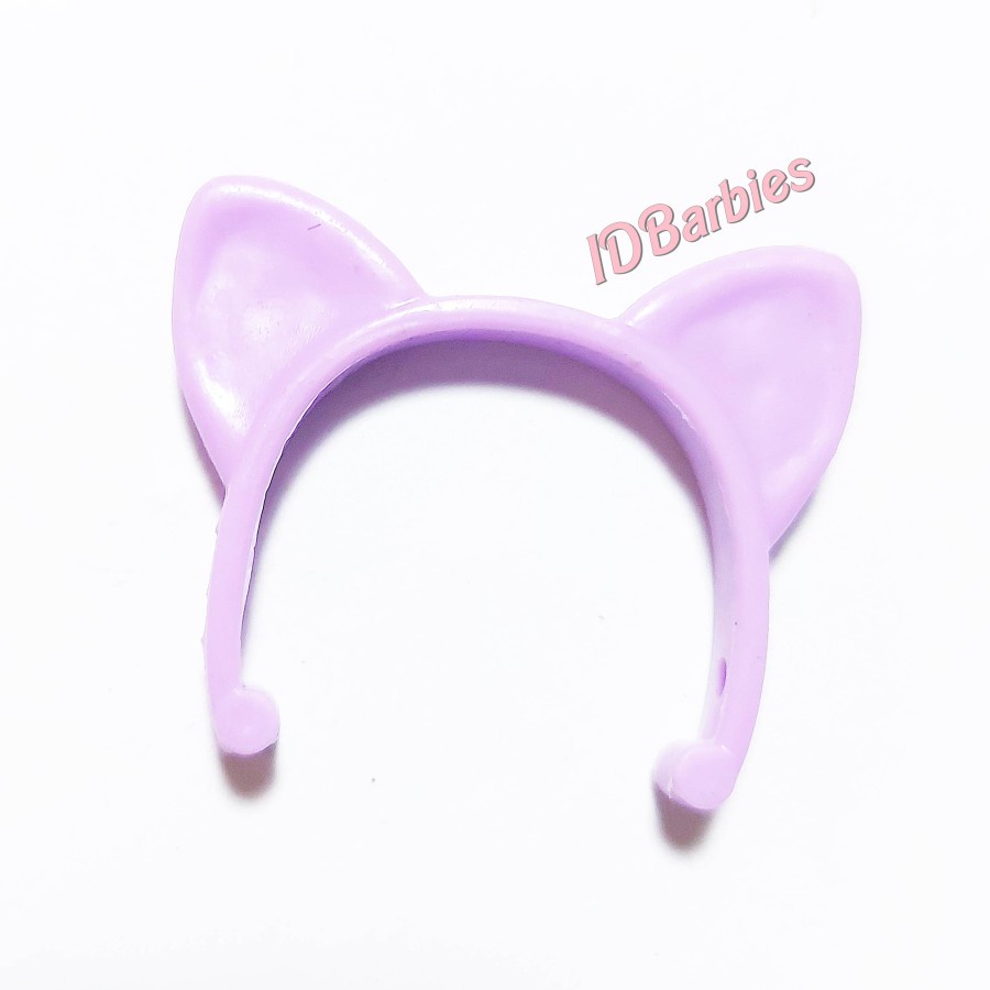 Accessories Boneka Barbie Bando Kucing Ungu Chelsea