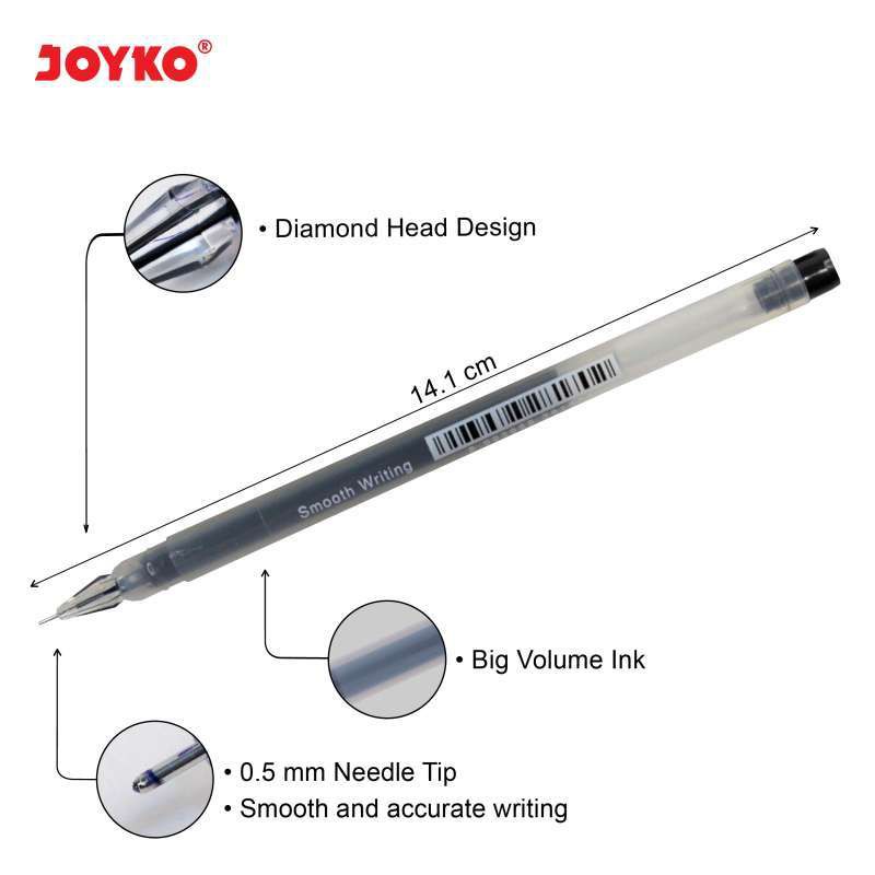 Gel Pen Pulpen Pena Joyko GP-212 iDiamond 0.5 mm