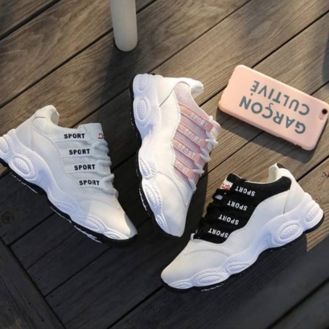 Sepatu Kets Sport Olahraga Lokal Replika Import Murah Cuci Gudang