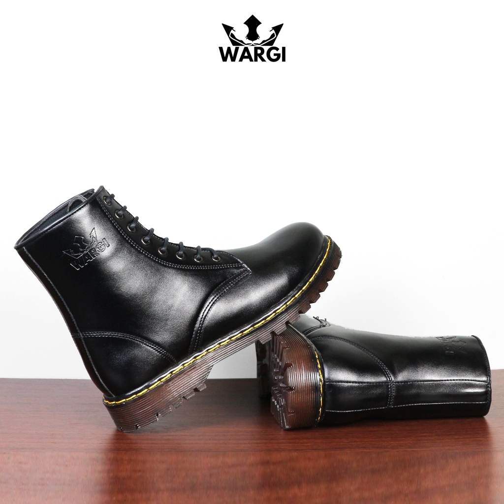 37-44 WARGI JAWARA - Sepatu dokmart Boots Pria Wanita Model dr Martens Docmart 8 Hole Murah Original