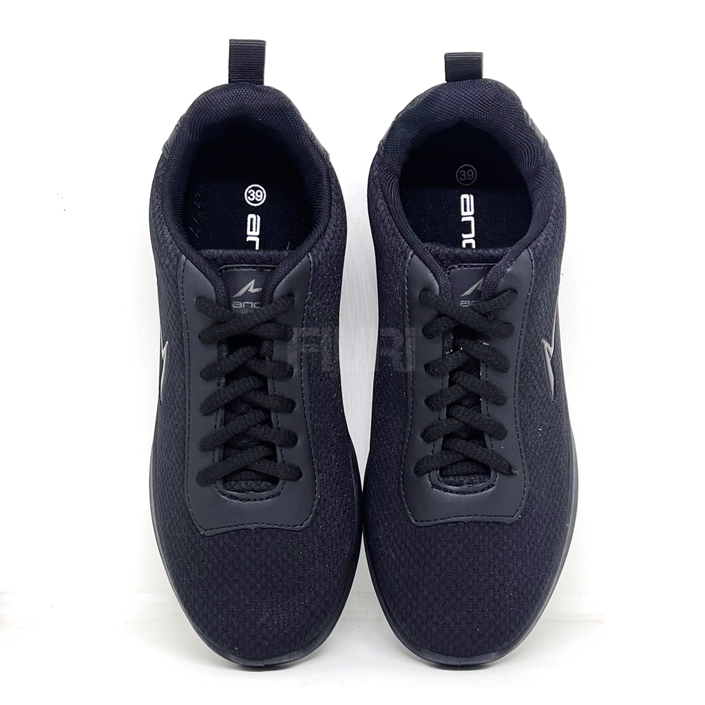 FIURI - ANDO ORIGINAL - CIELLO 39-43 FULL HITAM - SEPATU SNEAKERS SPORT KANVAS SOL KARET ANAK LAKI-LAKI - SEPATU KETS TRENDY PRIA DEWASA - SEPATU OLAHRAGA LARI FITNES SENAM KERJA KULIAH SEKOLAH SD SMP SMA BERTALI COWOK MURAH PROMO DISKON BONUS KAOS KAKI