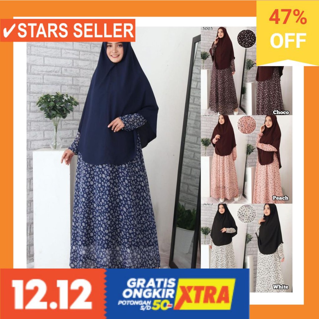 Busana Muslim Terbaik Murah Baru Kecil Besar Jumbo Big Hitjab Baju Gamis Syari Syar I Set Baju Shopee Indonesia