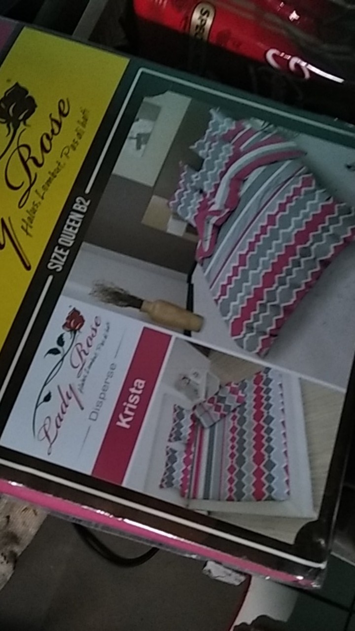 Sprei Lady Rose Disperse Queen 160 X 200cm