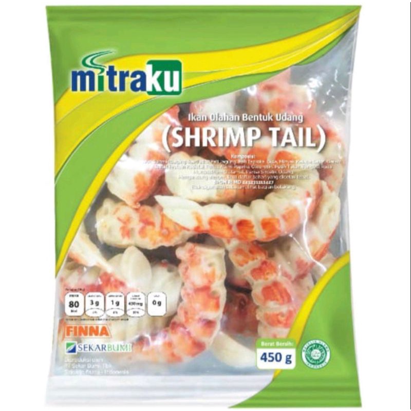 Mitraku Ekor Udang Shrimp Tail 450 Gr Depot Kuliner