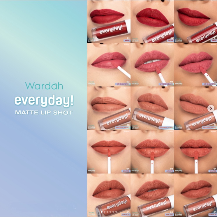 WARDAH EveryDay! MATTE LIP SHOT Lip Cream