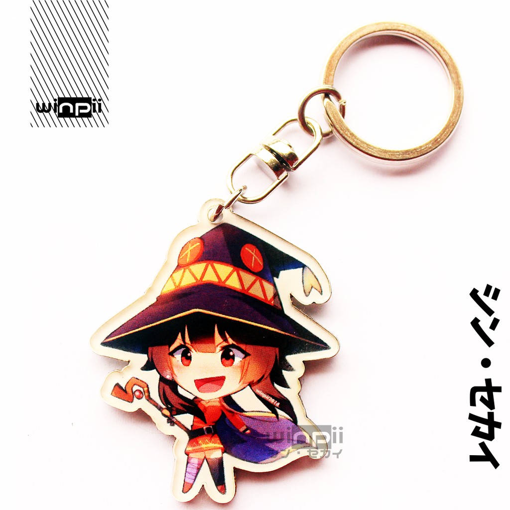 Gantungan Kunci Akrilik Megumin Anime Konosuba