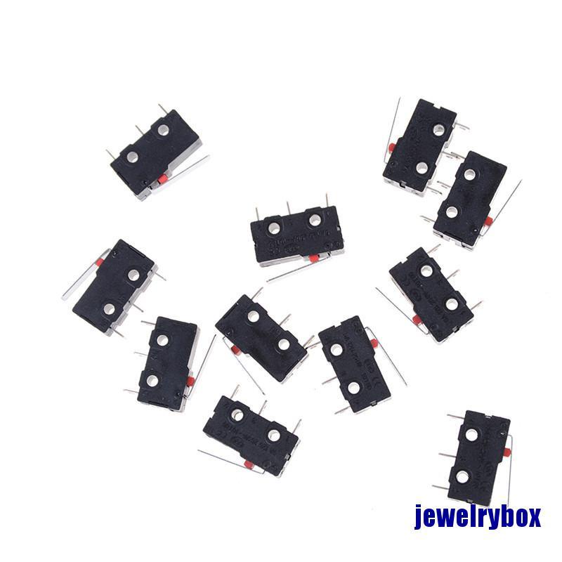 10pcs Switch Mikro 3 Pin N / O N / C 5a 250vac Kw11-3Z