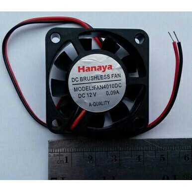 Fan DC 12V 4*4cm / Kipas DC 12V 4*4cm