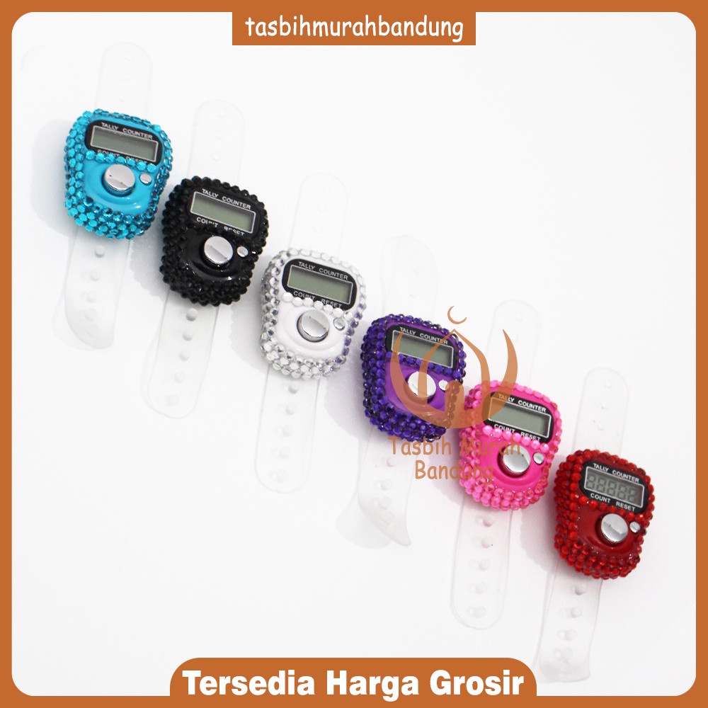 [JIXIN SERIES] Tasbih Digital JIXIN Swarovski Manik - Kemasan Kotak Kaca