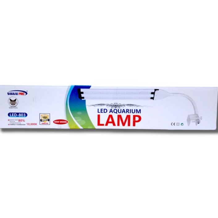 Lampu Jepit Aquarium SAKKAI PRO LED 803