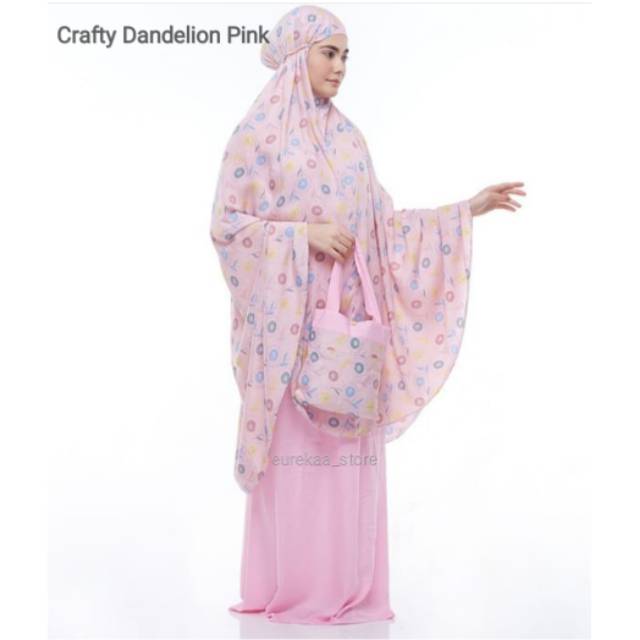 Mukena Crafty Dandelion Pink