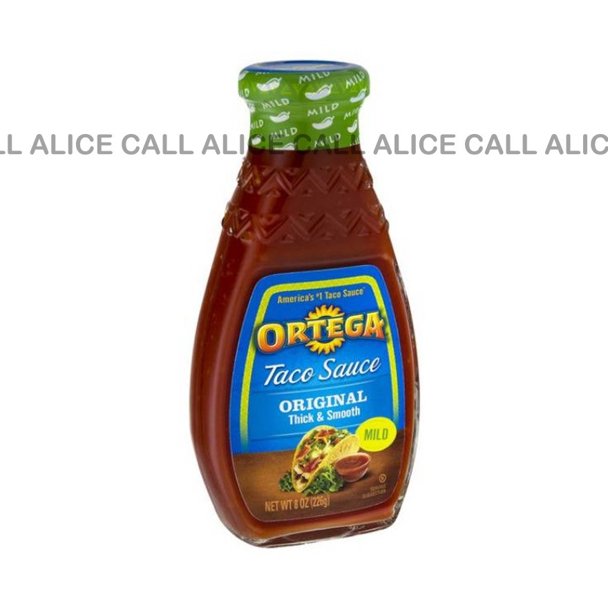 

ORTEGA SAUS TACO ORIGINAL SAUCE MILD 226GR