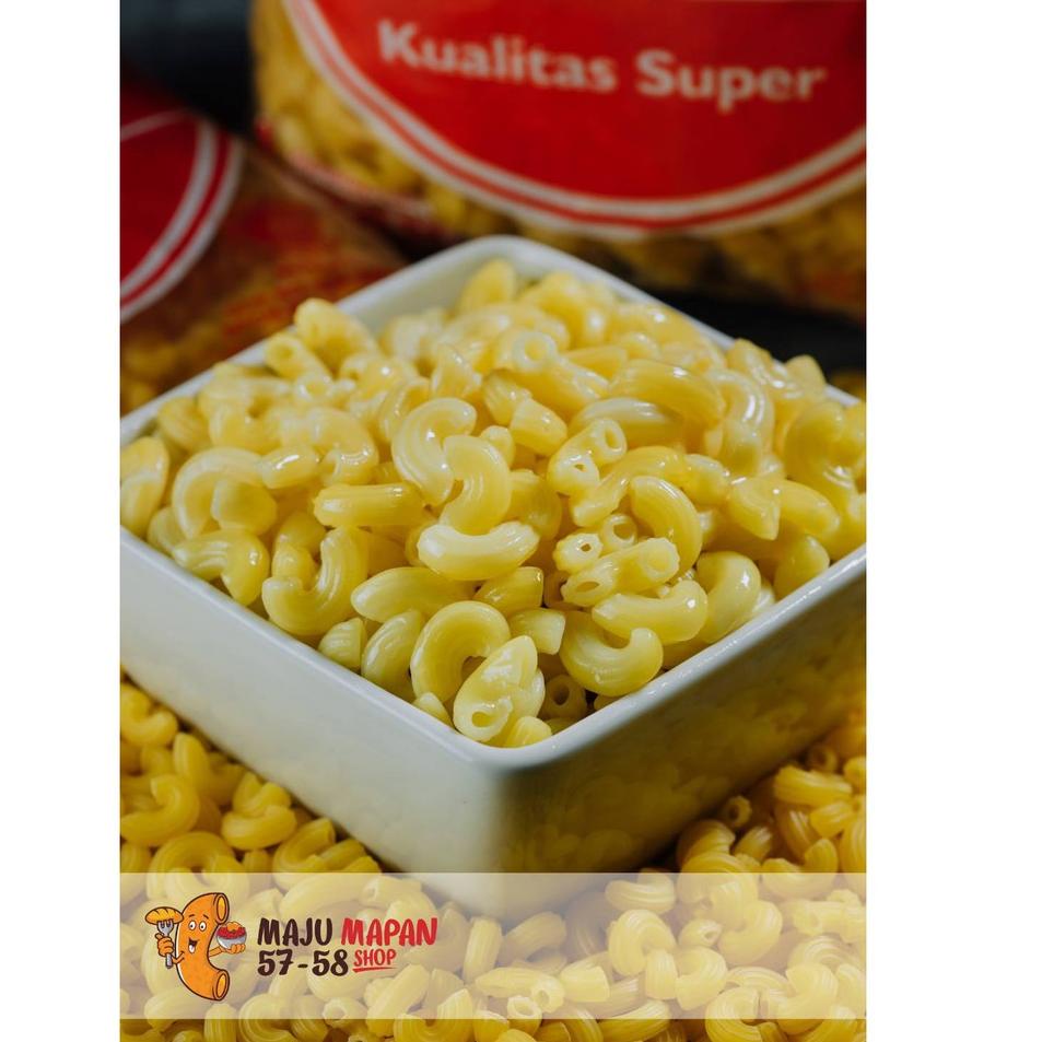 

0HH MAKARONI KHUSUS REBUS KILOAN MENTAH INDOMACRON (UNTUK SEBLAK, SOP, BAHAN MAKARONI SCHOTEL) 1KG ➶
