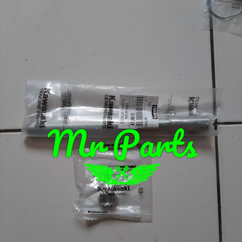 baut as roda depan set mur ninja r rr original