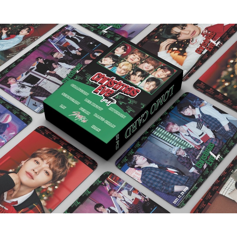 [kstuffind] STRAYKIDS CHRISTMAS EVEL SKS SKZ STRAY KIDS STRAYKIDZ PHOTOCARD LOMO CARD PHOTO KARTU FOTO PC STAY MURAH 54 PCS 55 PCS 54PCS 55