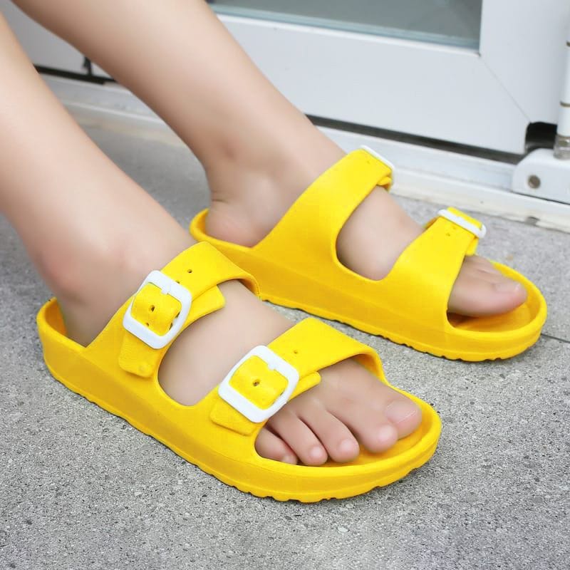 Sandal Anak Slop Cowok Cewek Baby Shark Unisex Lucu Terbaru Sendal Anak Laki Slip On Ringan Sandal Anak Perempuan Laki-Laki Selop