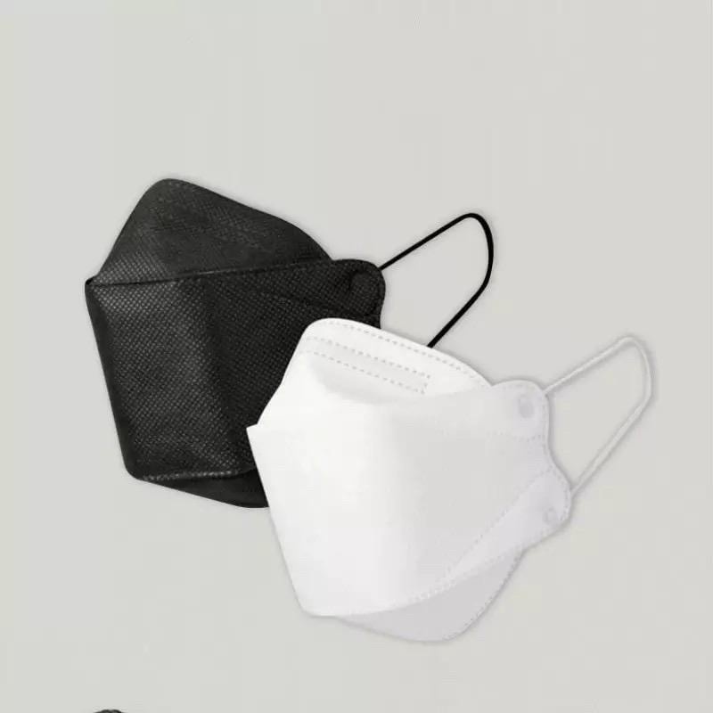 [ Check Out 1000] Masker KF94 Korea 4ply Masker Earloop Black Original Termurah