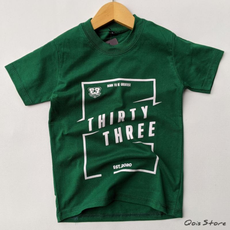 Kaos Anak Distro Thirty Three