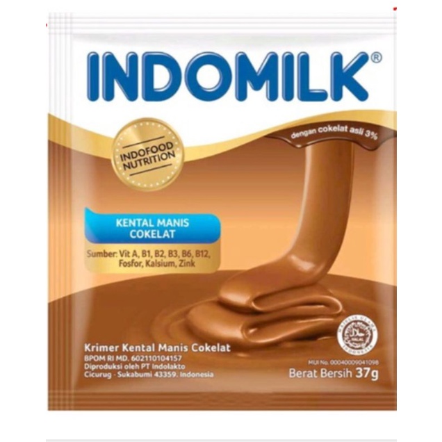 

indomilk coklat sachet 6x40 gr