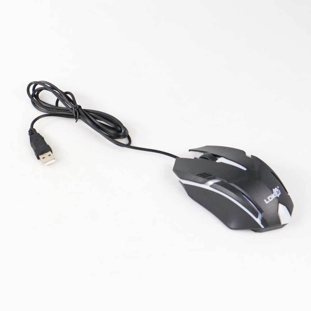 Keyboard Gaming with Mouse 1200 DPI LED RGB USB Kabel - LDKAI 832