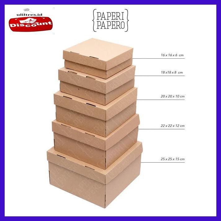 

Y88Rgw- Cake Box - Kotak / Dus / Boks Kue Bolu (20 X 20 X 10 Cm ) 5Edr7R7-