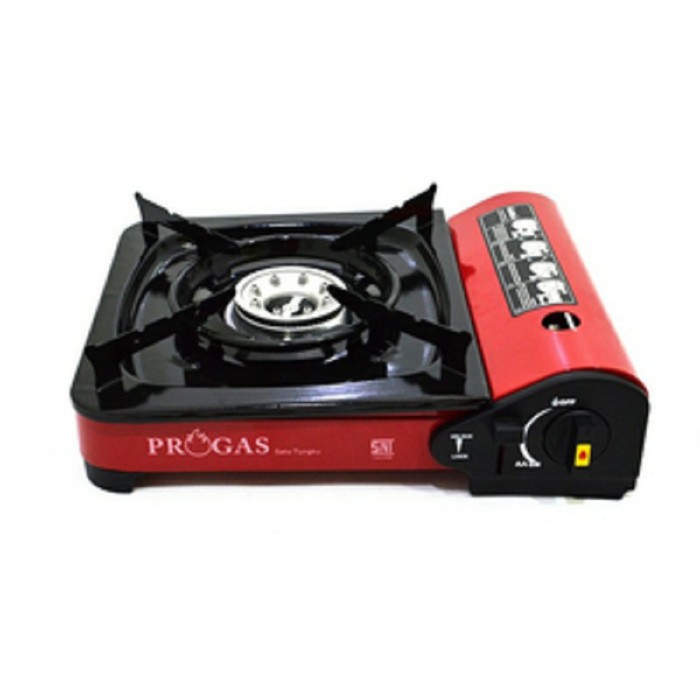 KOMPOR PORTABLE PROGAS UNTUK GAS KALENG DAN 3 KG 12 KG SNI