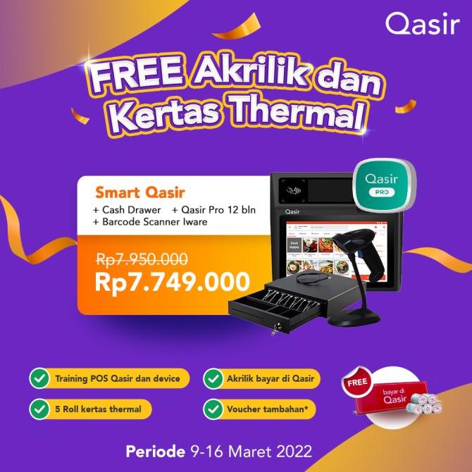 Mesin Kasir Android / Cashdrawer / Scanner Iware / Qasir Pro