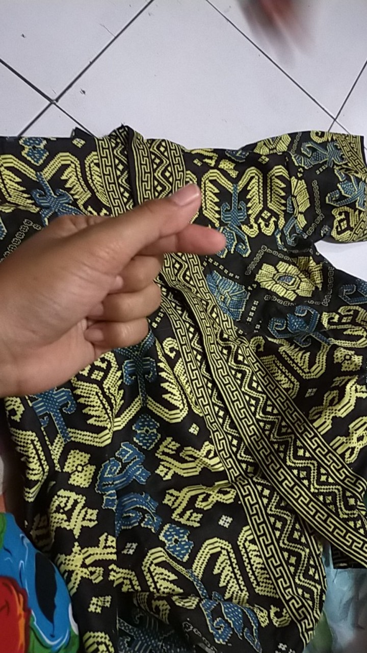 Bswart Batik Hrb026 Kenongo Hem Pendek Padi Pekalongan M L Xl Batik Pria Murah Modern Grosir