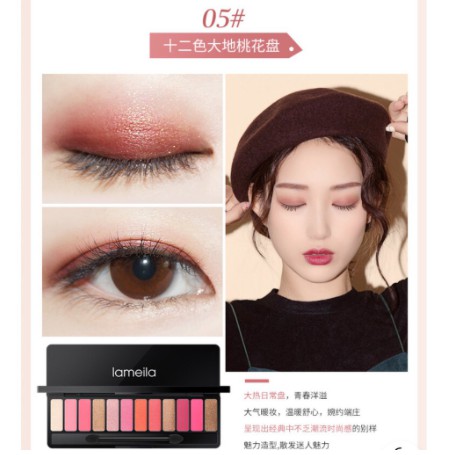 Lameila Eyeshadow Palette 12 Warna DJ 1111