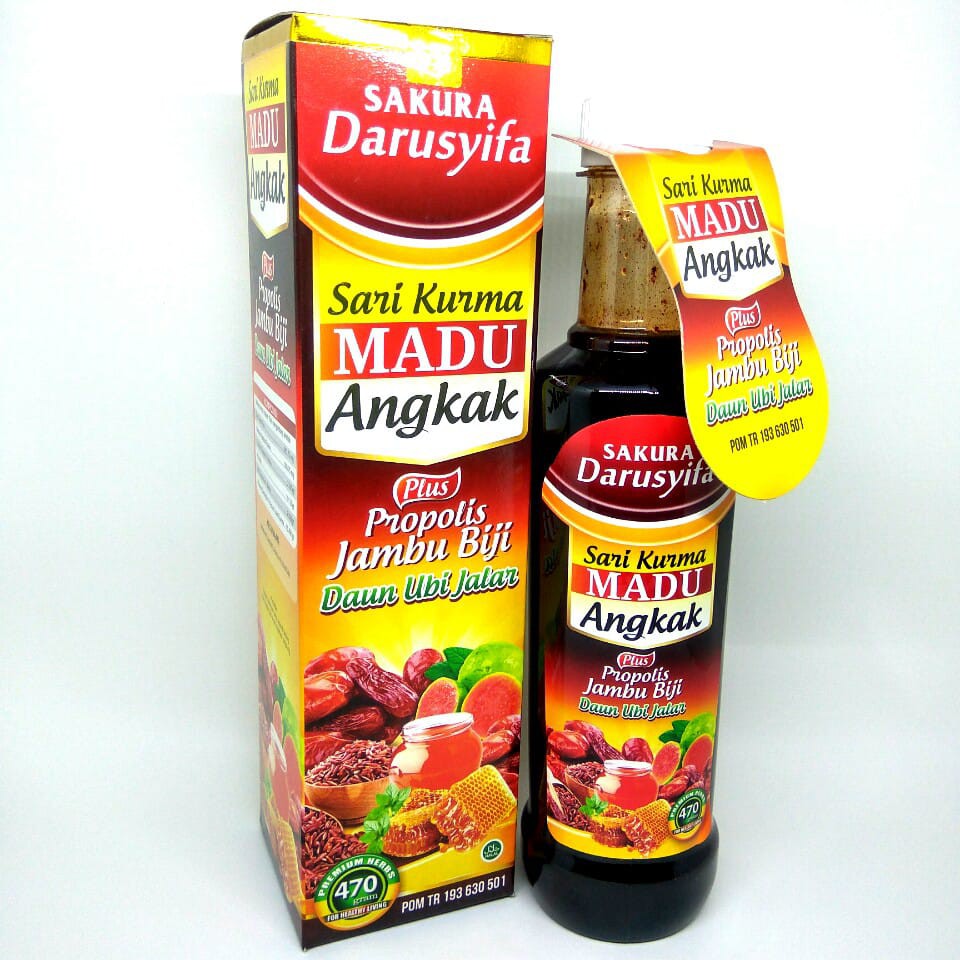 

Sari Kurma Madu Angkak Darusyifa isi 460 gram / Sari kurma Angkak / Menaikkan Trombosit & HB