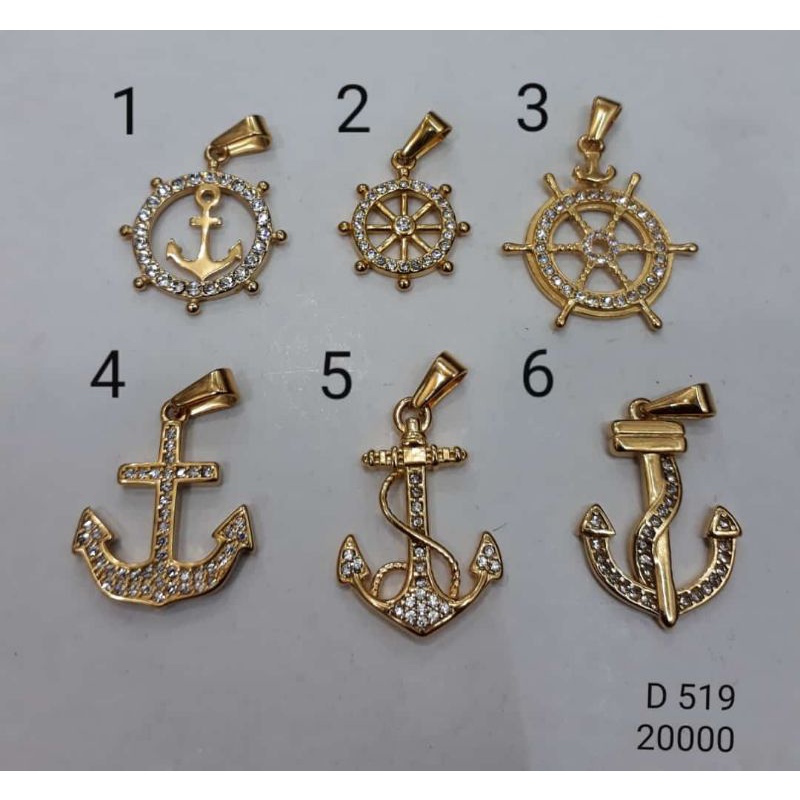 LIONTIN JANGKAR TITANIUM, LIONTIN JANGKAR KEMUDI KAPAL PELAUT