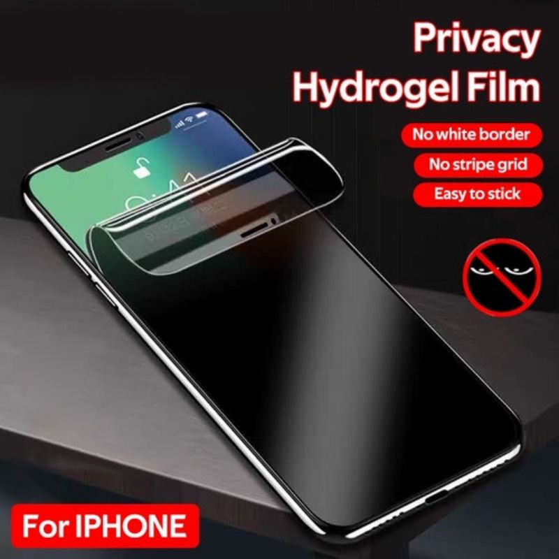 Hydrogel Matte Spy Privacy iPhone 13 Mini iPhone 13 iPhone 13 Pro iPhone 13 Pro Max Tempered Glass Hydrogel Anti Spy Full Layar