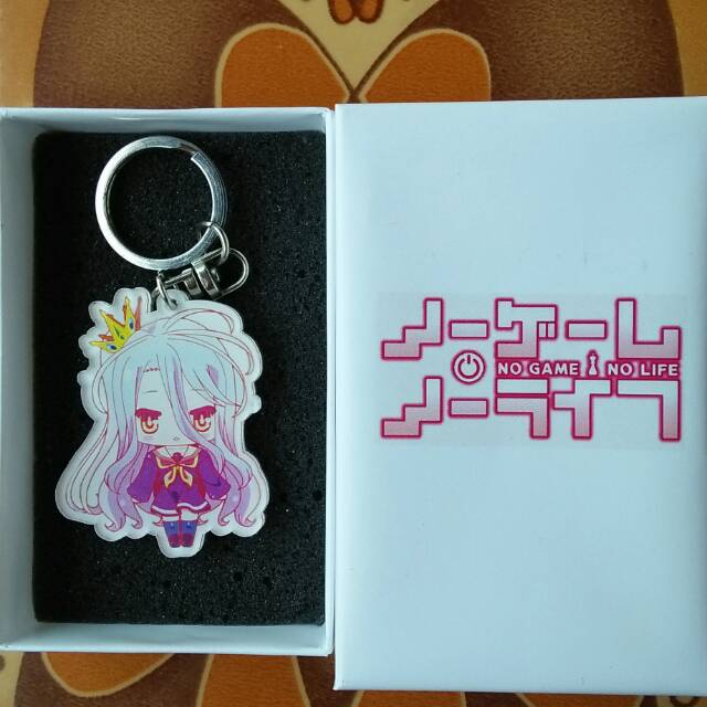 Gantungan Kunci Anime No Game No Life Karakter Shiro