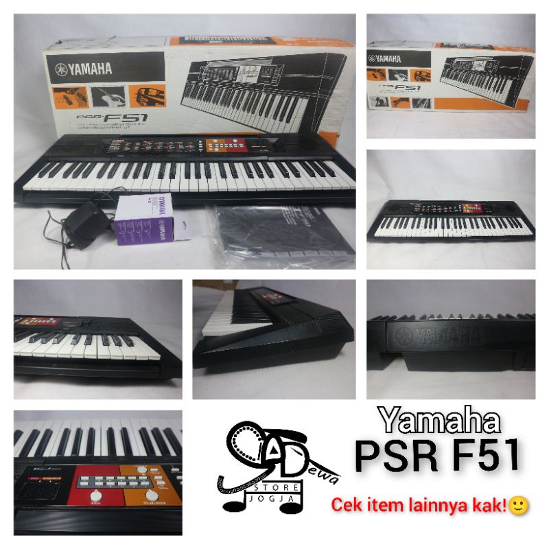 YAMAHA PSR F51 KEYBOARD F 51 KEY BOARD  PSR-F51 KIBOR