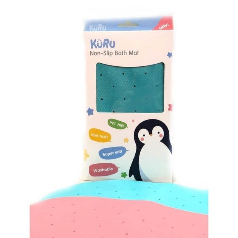 Kuru Baby Bath Antislip Mat - Alas Anti Licin Mandi Bayi Anti Kepleset Antislip Bayi Mandi Anti Terpleset Kamar Mandi