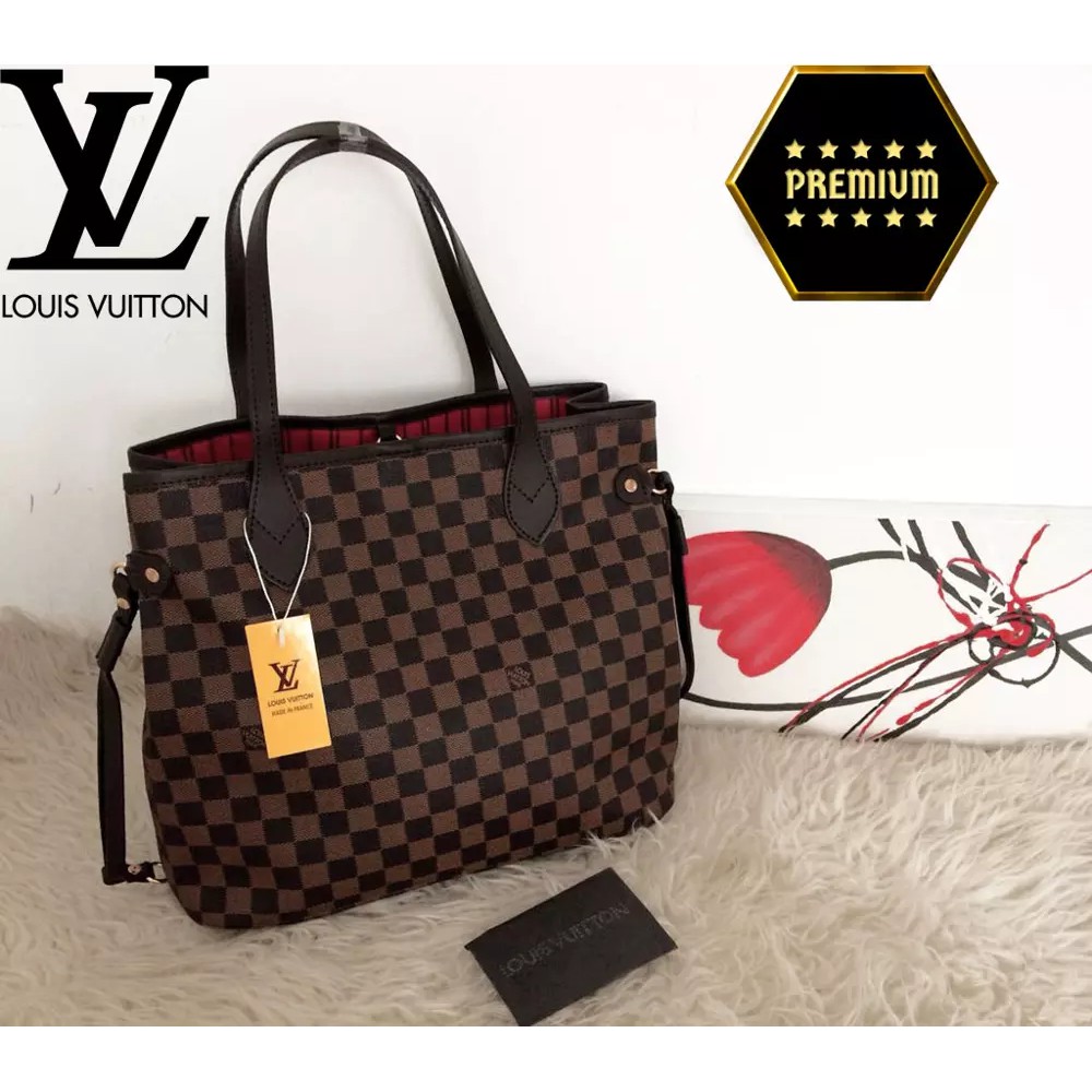 Tas Lv Neverfull Damier Termurah