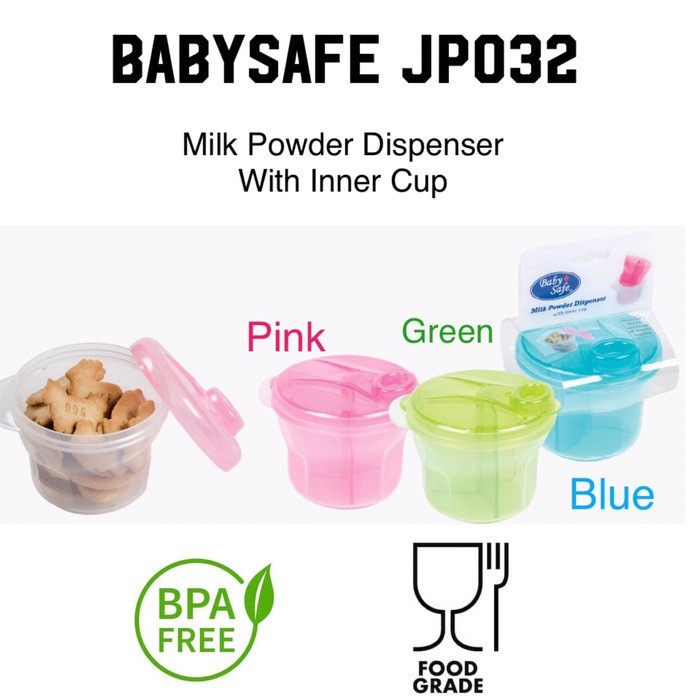 Baby Safe Milk Powder Dispenser JP032 / Tempat Susu