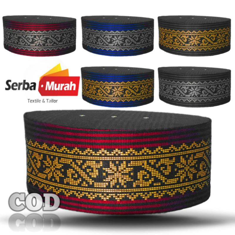 Peci Songket peci Motif Tenun  muslim motif songket peci dewasa anak elegan kualitas terjamin diskon