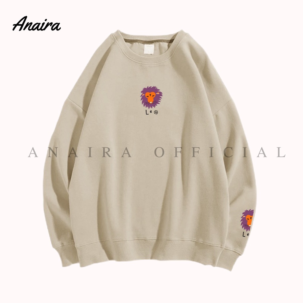 LEO SWEATER CREWNECK WANITA ANAIRAOFFICIAL