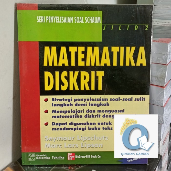ORIGINAL Matematika Diskrit Schaum Jilid 2 -Lipschutz salemba empat